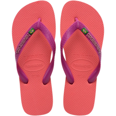 Women's Brazil Logo Flip Flops