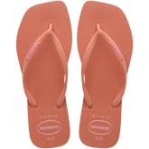 Women's Slim Square Logo Pop Up Flip Flops