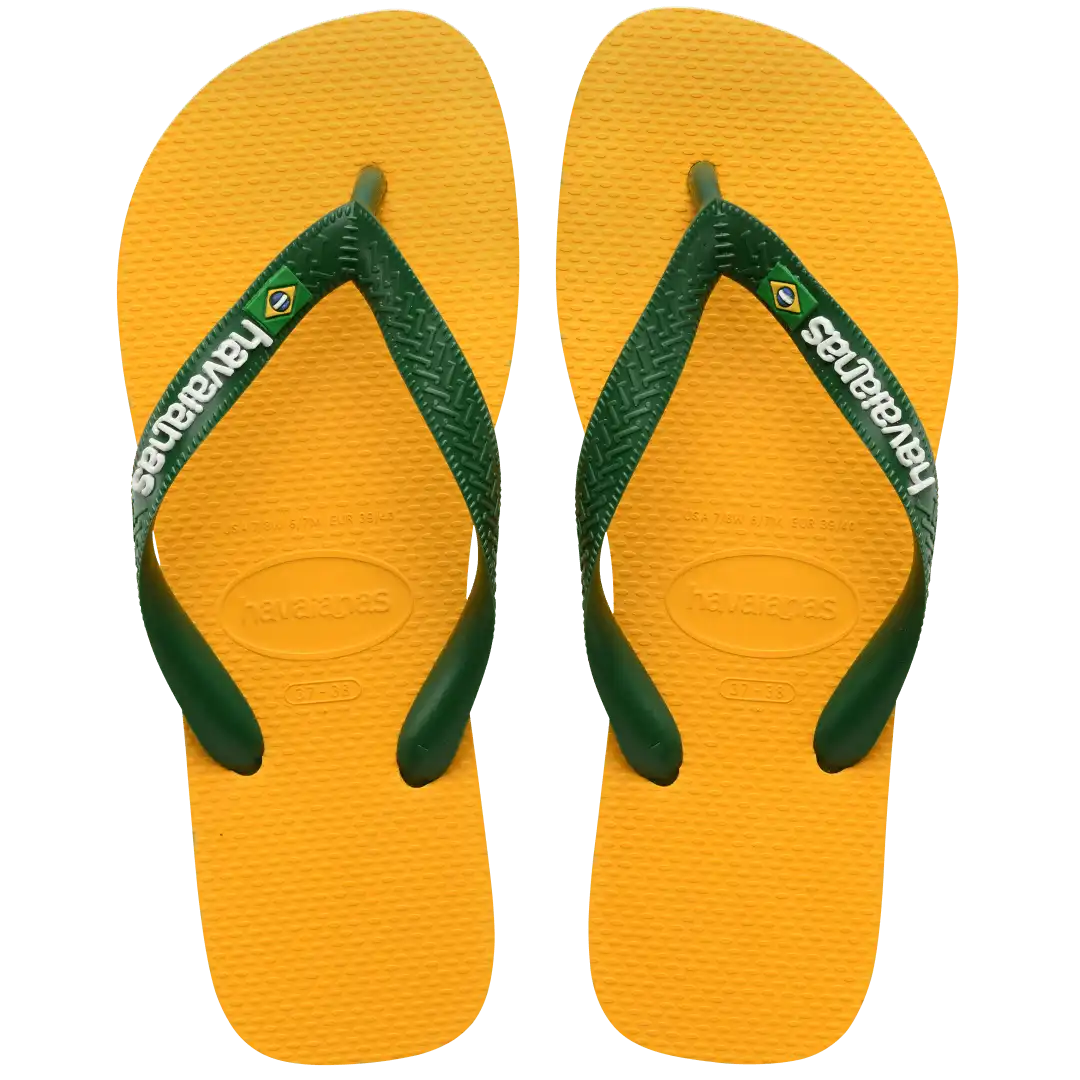 Women's Brazil Logo Flip Flops