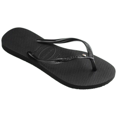 Women's Slim Crystal Flip Flops
