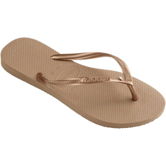 Women's Slim Crystal Flip Flops