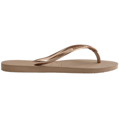 Women's Slim Crystal Flip Flops