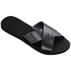 Women's Aqua Metallic Sandals