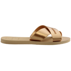 Women's Aqua Metallic Sandals