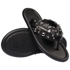 Women's Isabel Marant Maxi Puffed Studs Flip Flops