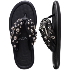 Women's Isabel Marant Maxi Puffed Studs Flip Flops