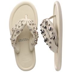 Women's Isabel Marant Maxi Puffed Studs Flip Flops